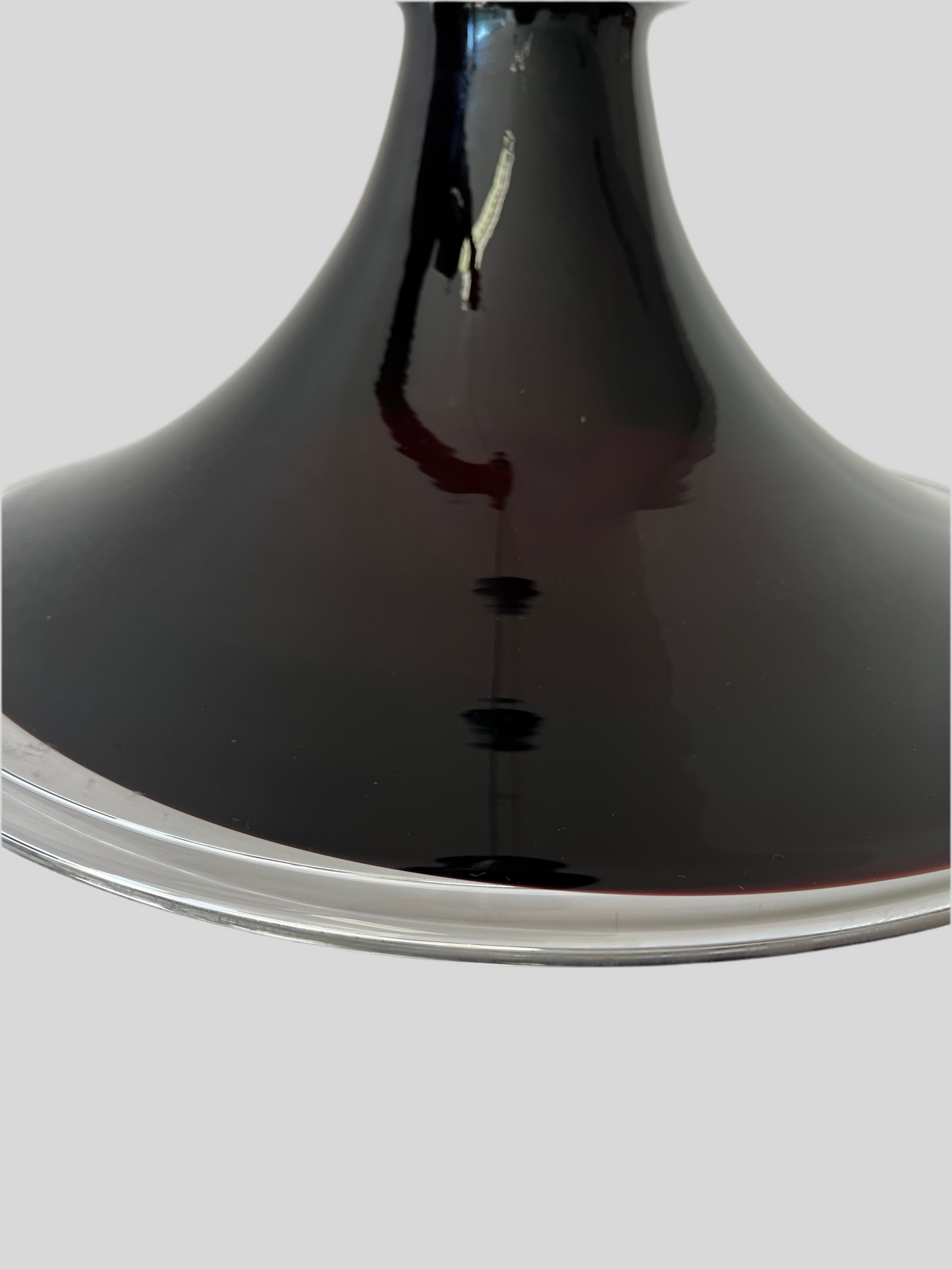 holmegaard etude 2 aubergine pendel deckenleuchte 70s made in denmark glas michael bang