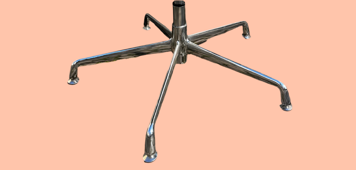 design dreh stuhl chromed
