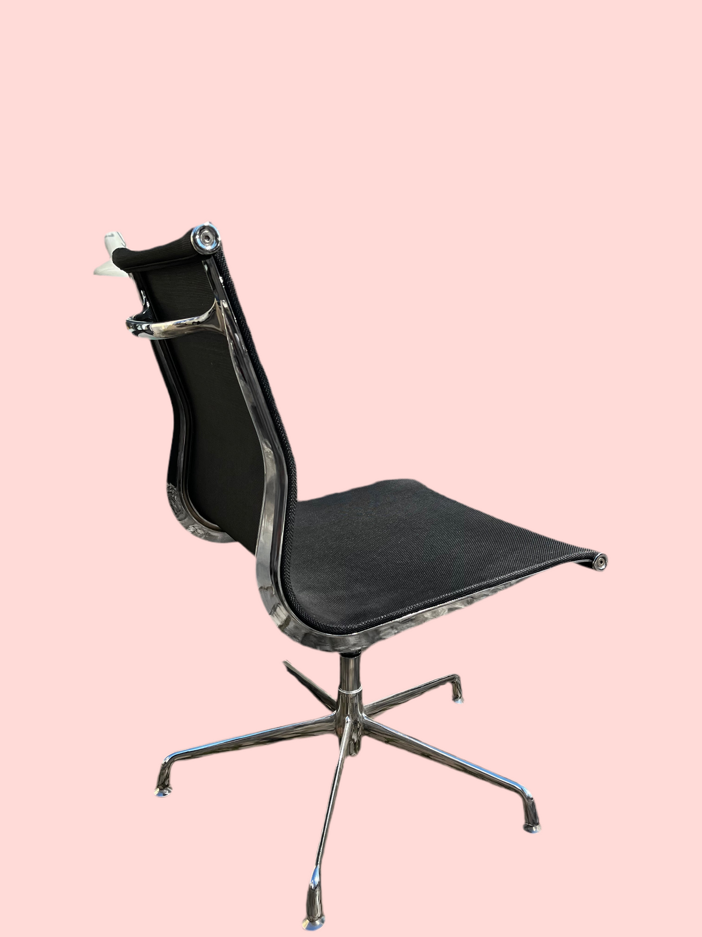 design dreh stuhl chromed