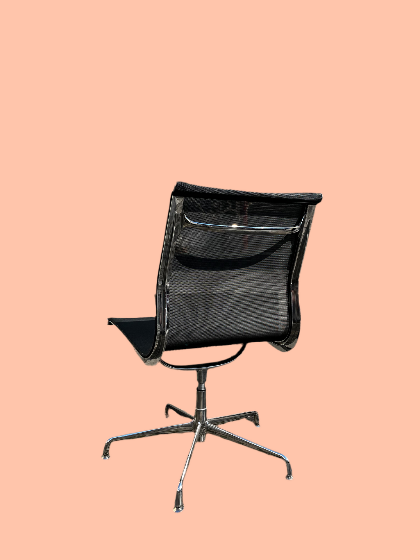 design dreh stuhl chromed