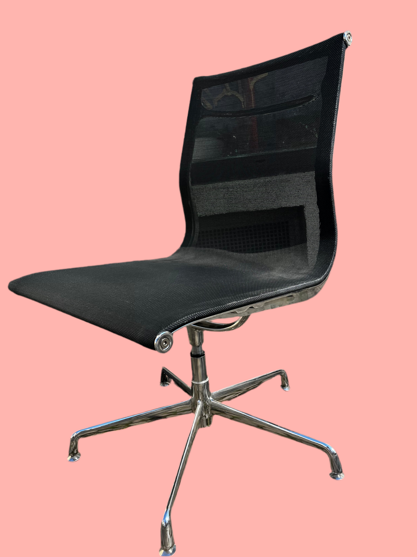 design dreh stuhl chromed